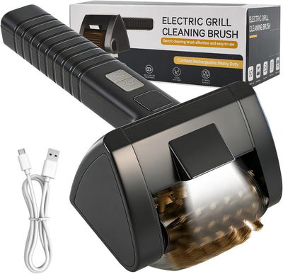 Cepillo eléctrico giratorio para parrilla acero inox 304