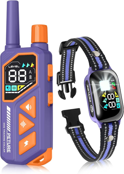 Collar anti ladrido perro 3 modos 3300ft con luz