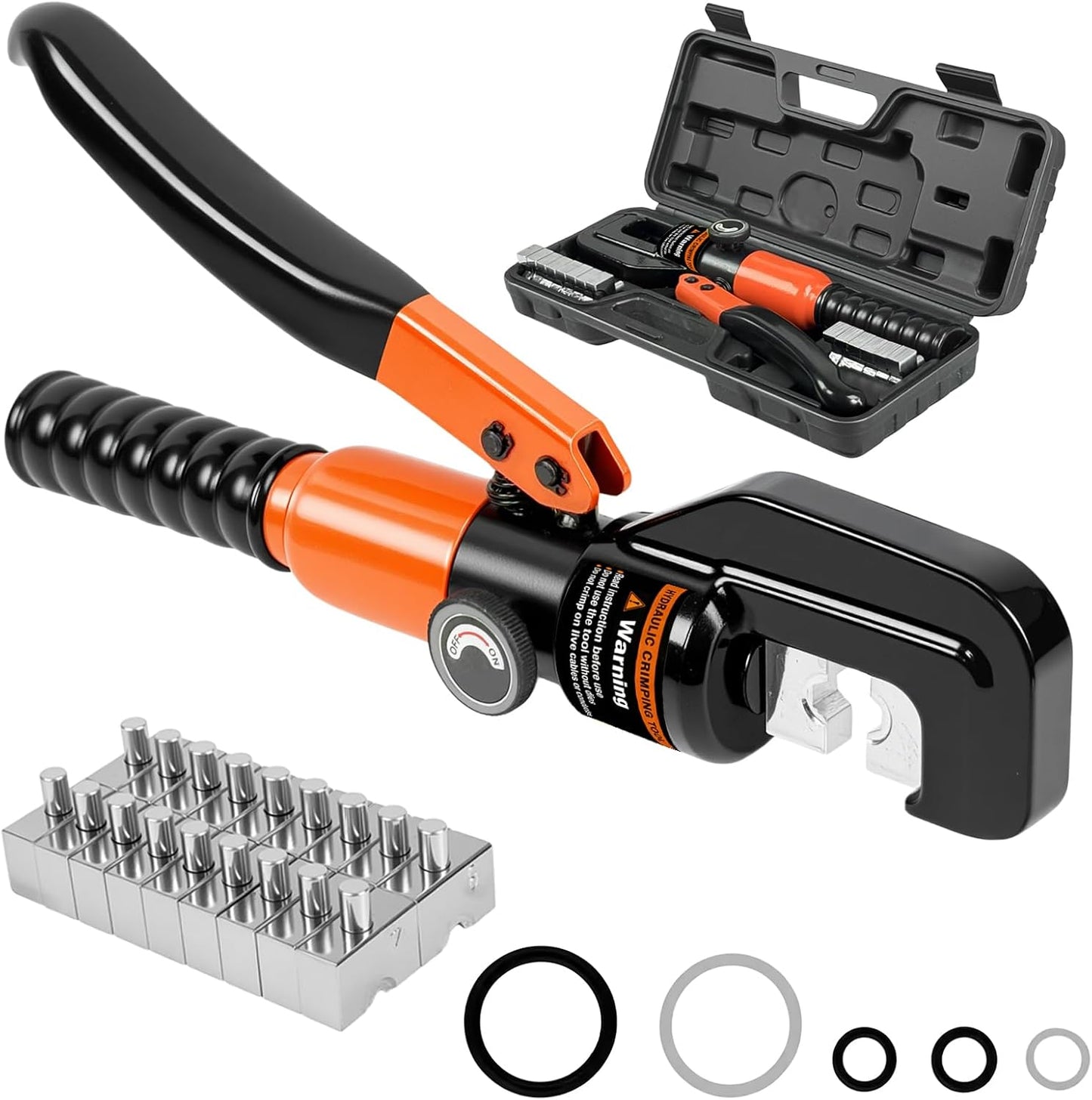 Kit herramientas prensado hidráulico cable batería 12AWG-2/0 AWG