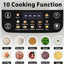 Arrocera digital portátil 6 tazas sin cocinar 12 cocidas con cesta vapor