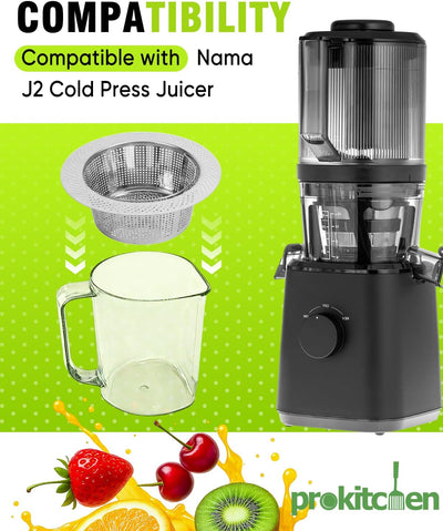 Colador de jugo para exprimidor Nama J2, filtro fino para exprimir