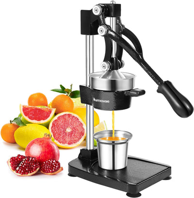 Exprimidor hierro fundido con vaso acero inox