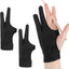2 Guantes Dibujo Digital Rechazo Palma 3 Capas