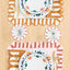 Set 4 servilletas doble cara estampado con volados