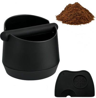 Caja de café ABS con alfombrilla antideslizante y absorbente de golpes, 64 oz para bar y hogar