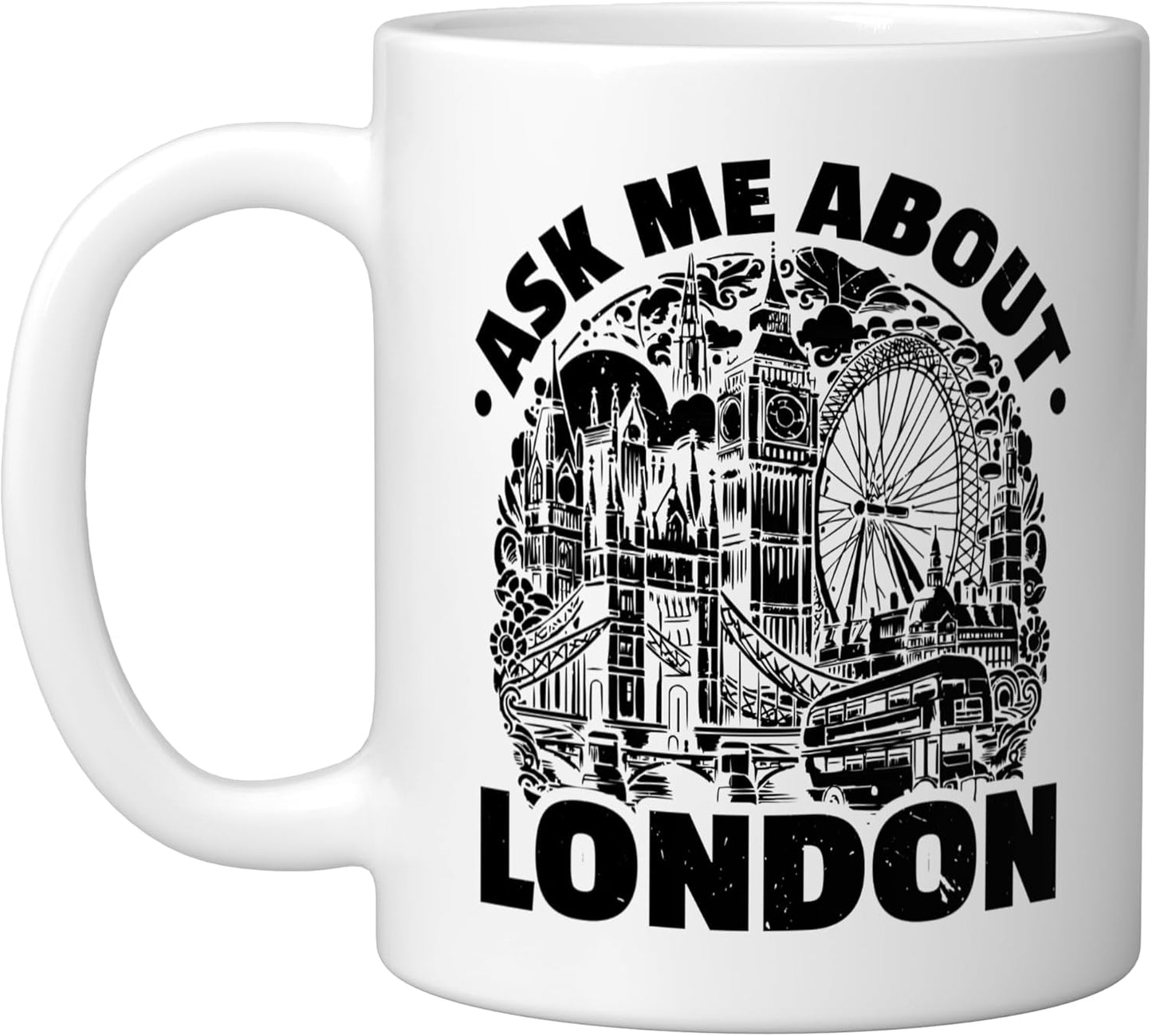 Taza Cerámica I Love London Blanca Reino Unido