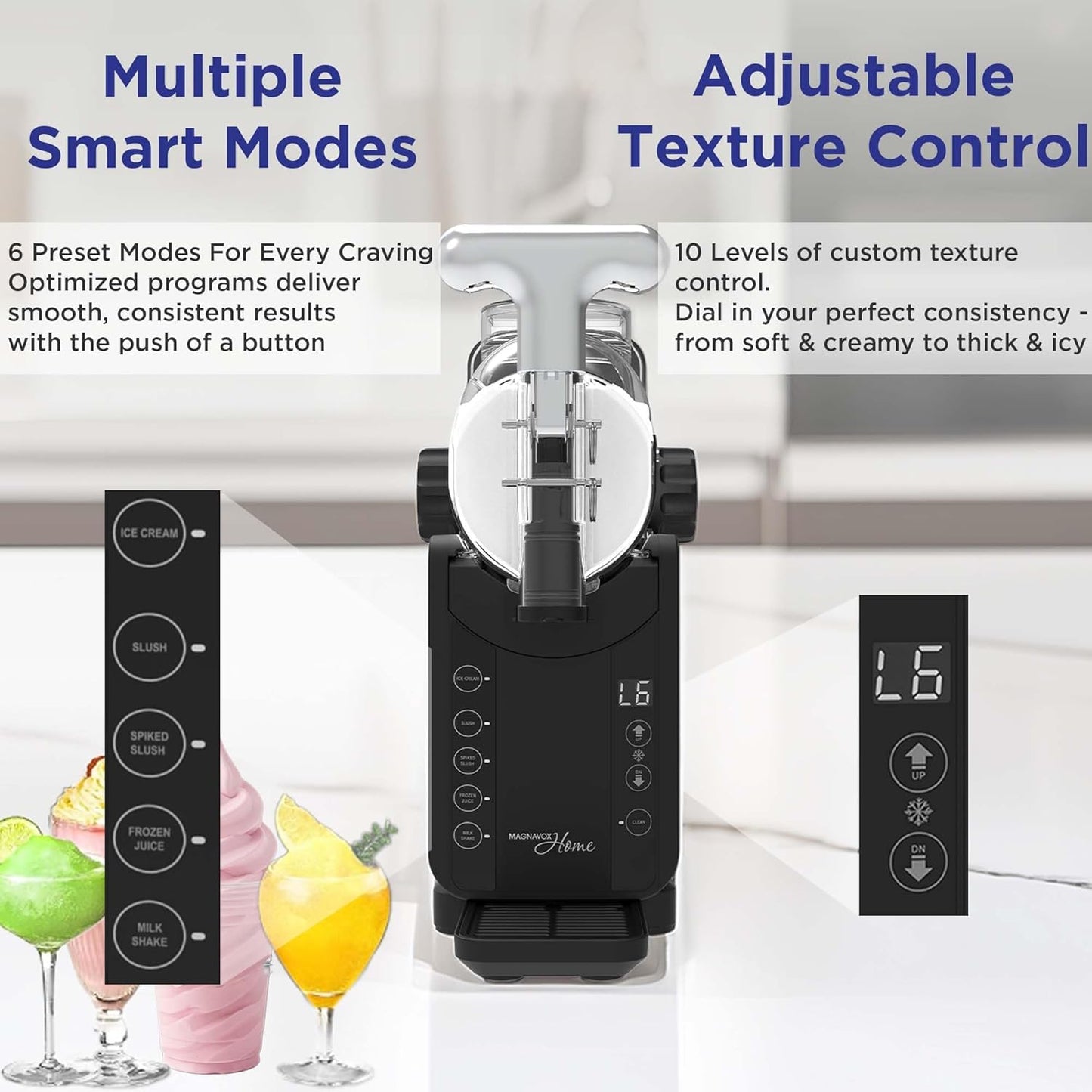 Máquina para hacer helado y aguanieve Magnavox Onyx