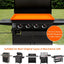 Funda silicona Blackstone 36pulg cubierta grado alimenticio naranja