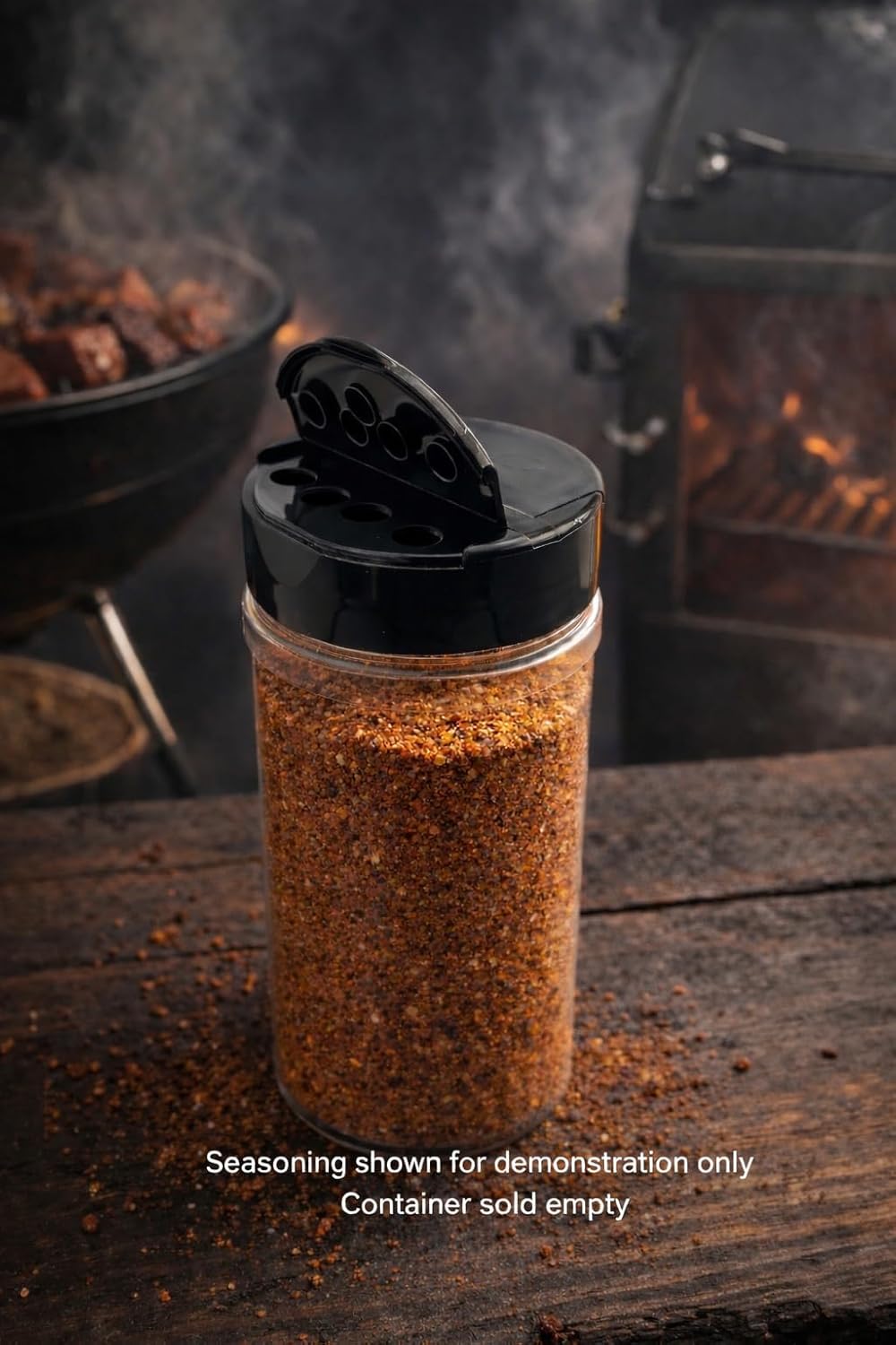 Tarros de condimentos 16 oz con tapas dobles paquete de 4