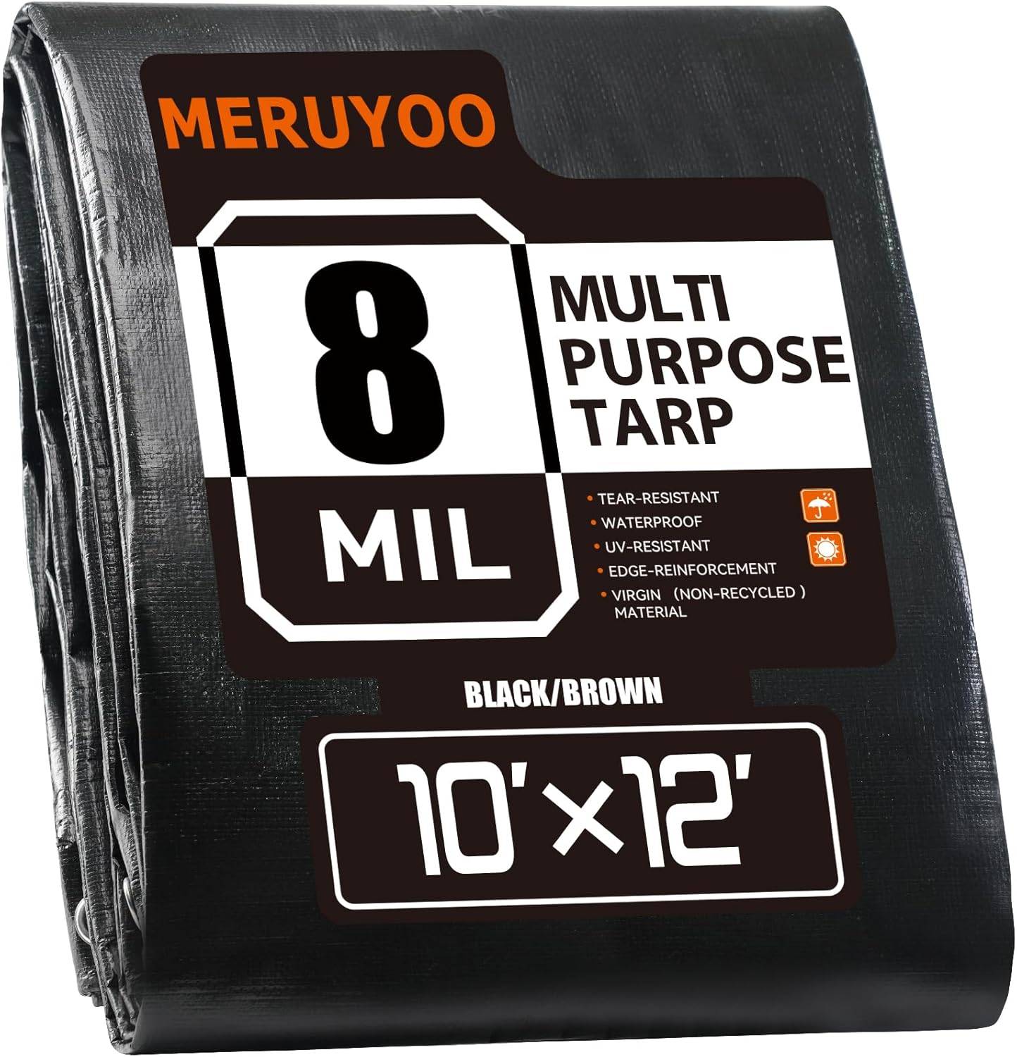 Lona impermeable polietileno 8mil UV 10x12ft
