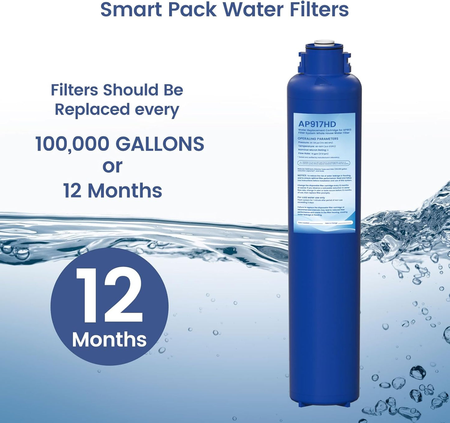 Filtro agua cambio rápido compat 3M Aqua-Pure AP903