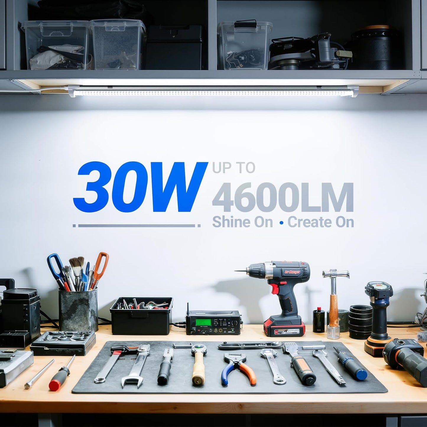 Luces LED T8 para tienda 3ft 30W 6500K enlazables cubierta V
