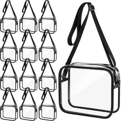 Bolso cruzado transparente PVC para hombro viaje