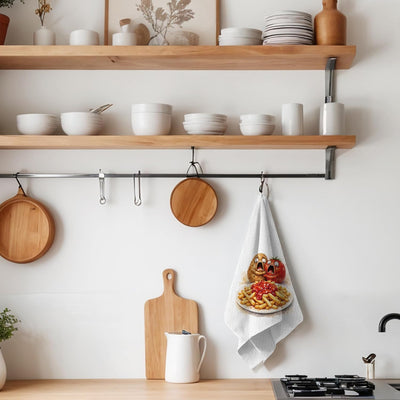 Toallas de cocina decorativas con papas y tomates, 16 x 24 pulgadas