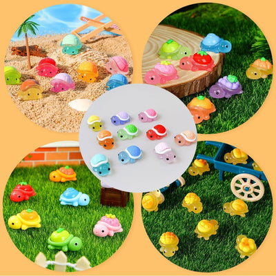 42 figuras 3D resina brillan en oscuridad decoración jardín