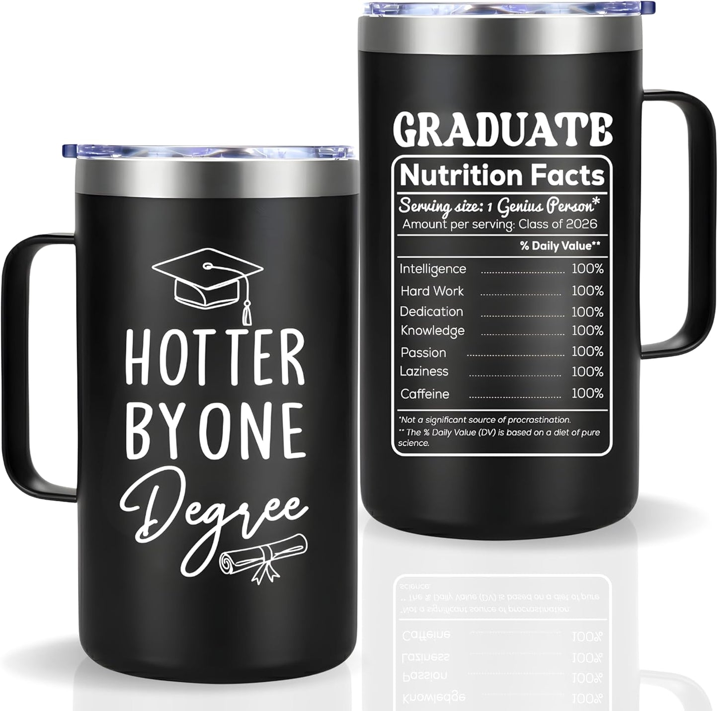 Mug termo para graduación de hombres 20oz con asa
