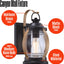 Accesorio pared exterior luz negro mate cobre lavado cristal