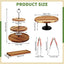 Set 7 Pzas Mesa Postre Madera Soporte Cupcakes 3 Niveles
