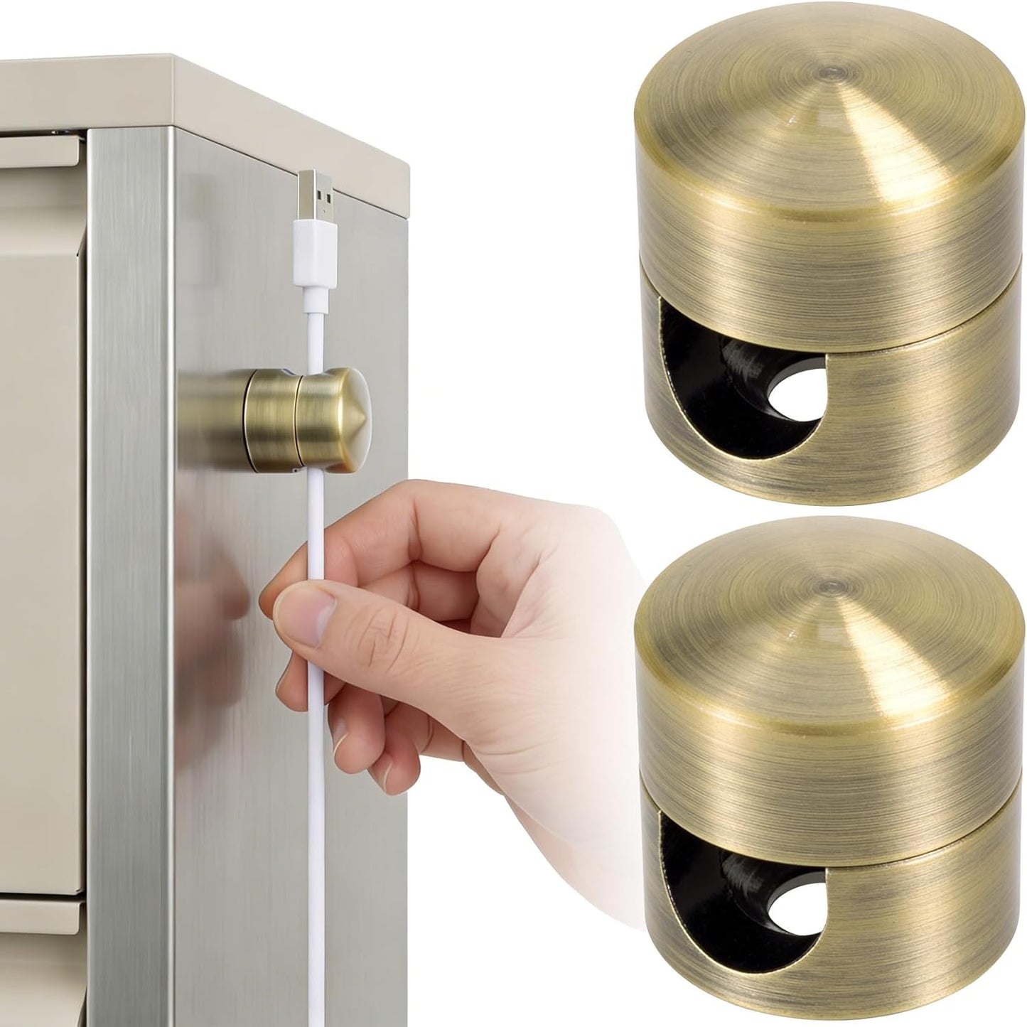 3 Soportes Cargador para Cables