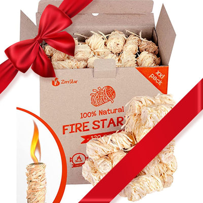 Iniciadores fuego 120pzas para Solo Stove y barbacoas