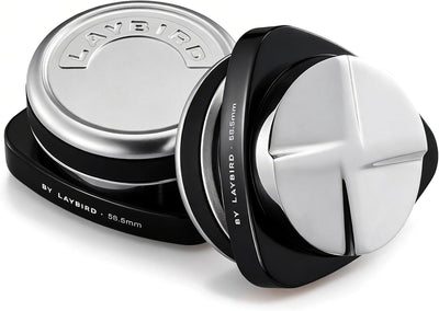 Distribuidor de espresso Laybird TriSpin con diseño de 4 palas en acero inoxidable 304