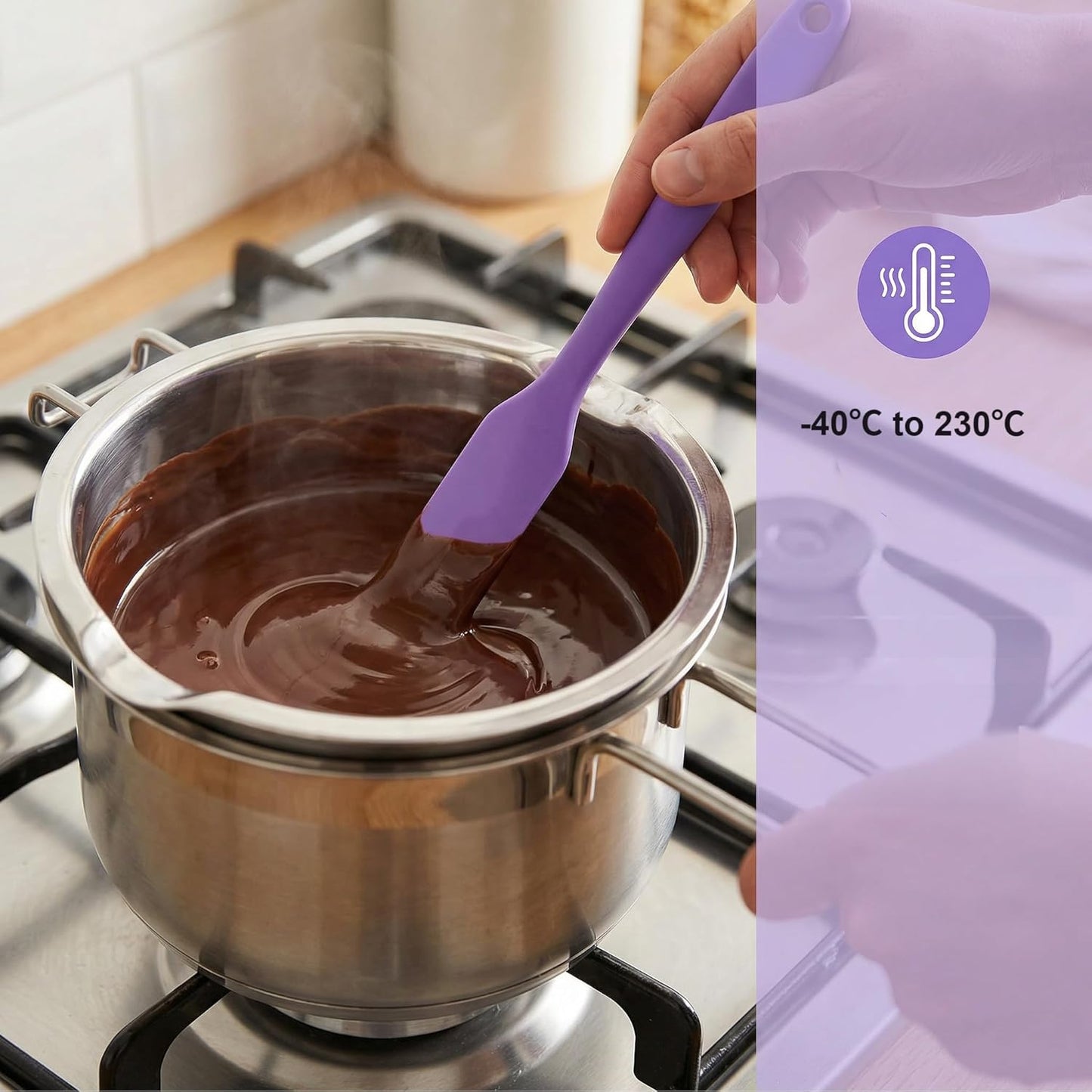 3 espátulas de silicona para tarros, para mezclar y untar mantequilla de pastel