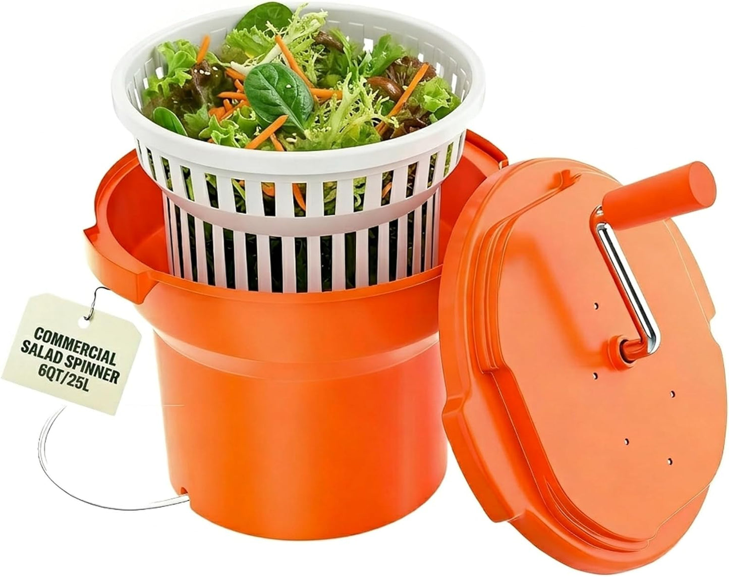 Escurridor ensaladas 24qt matas antiderrap