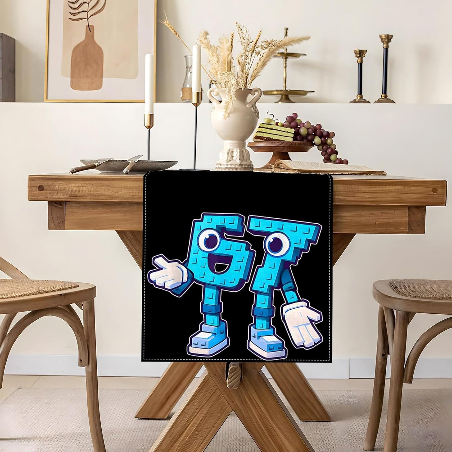 Decoración fiesta meme 67 para niños comedor cocina