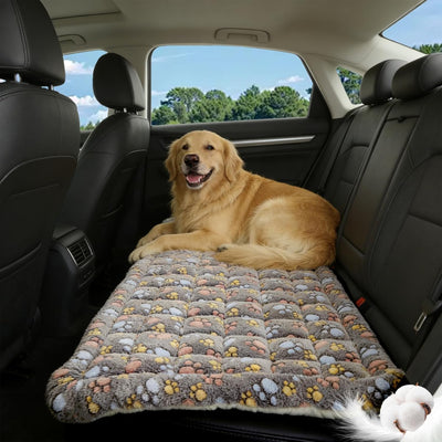 Cama perro asiento trasero auto antideslizante color mixto