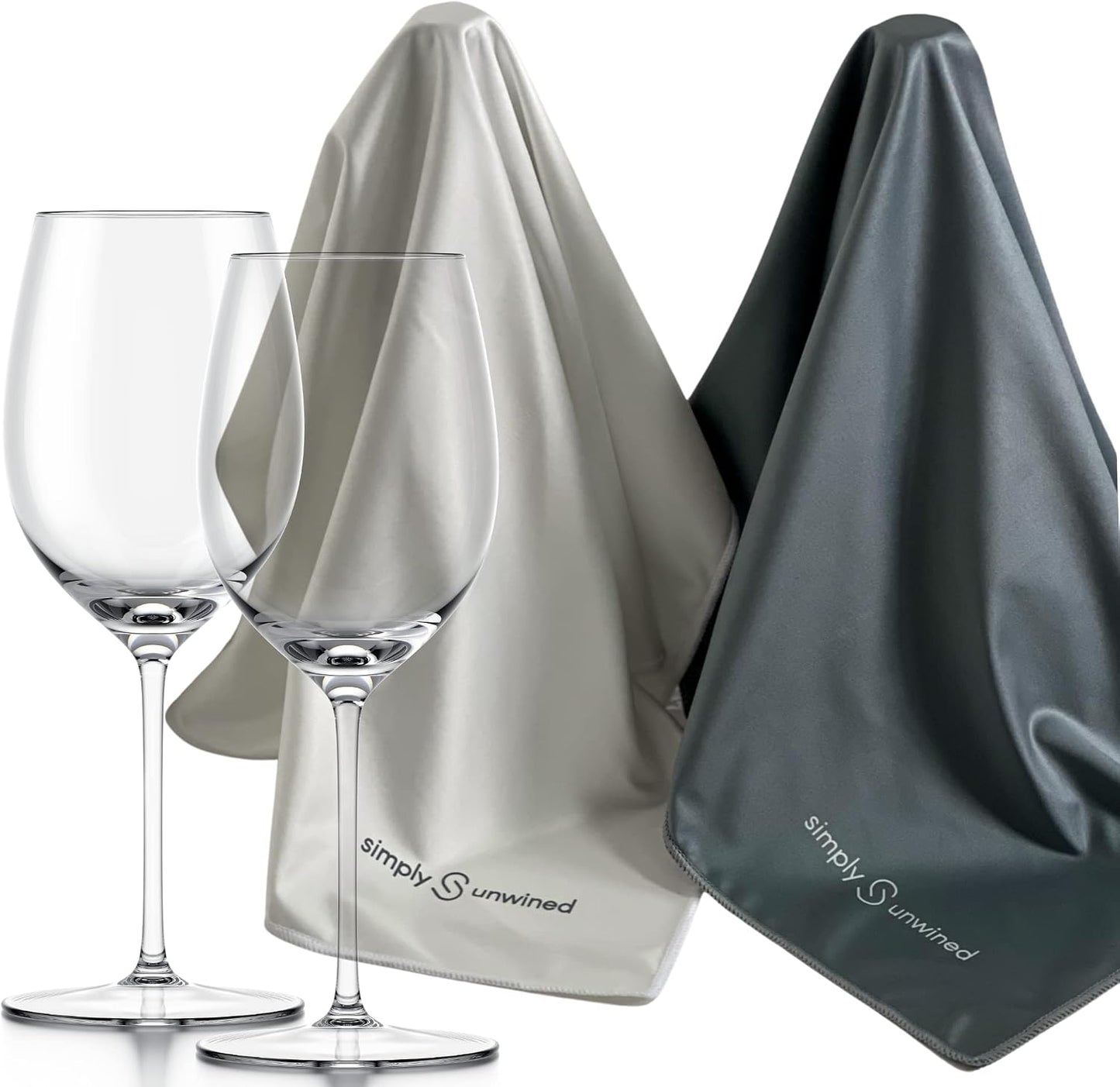 Paños microfibra para vino set 2