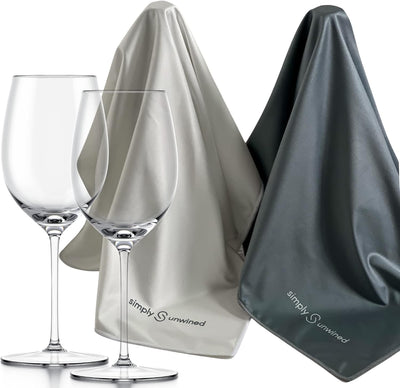 Paños microfibra para vino set 2