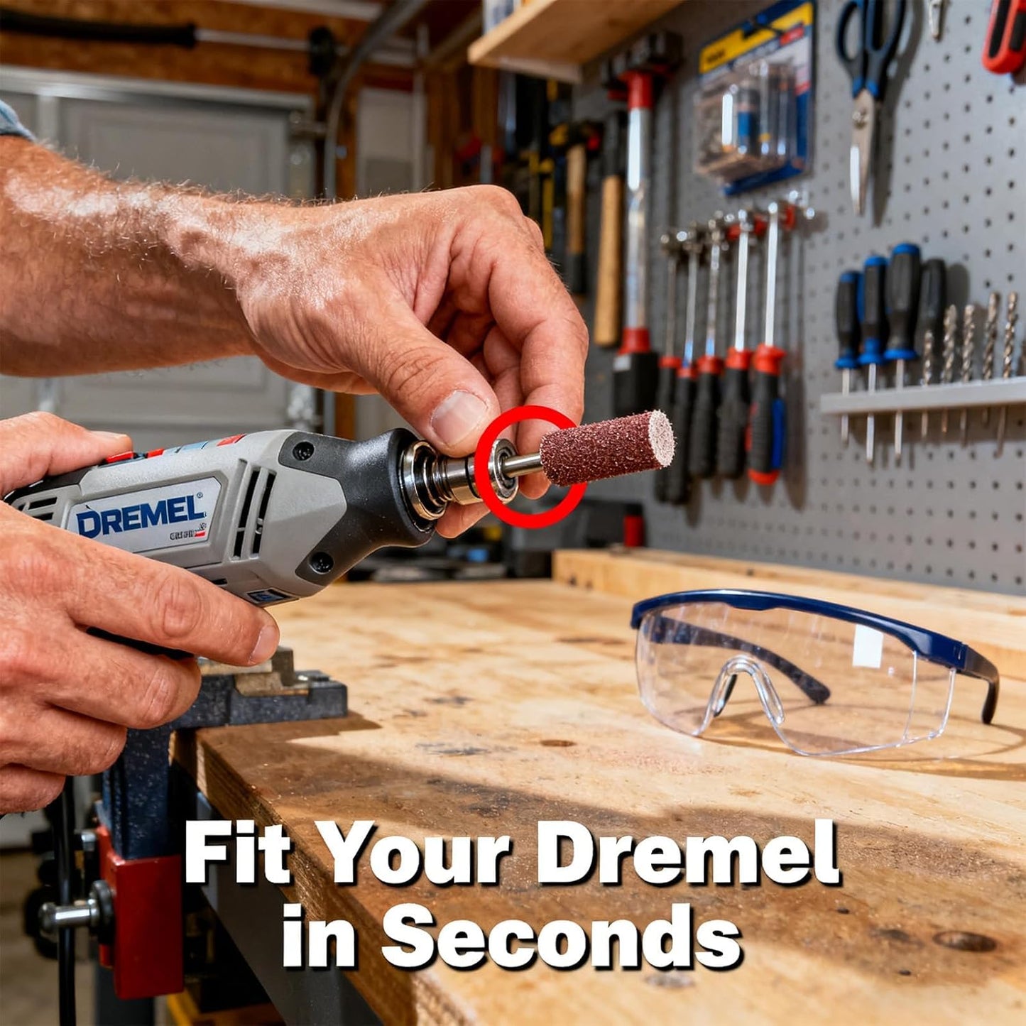 Kit 18 Pzas Lijadoras Dremel 400-2000 Grano Metal Madera