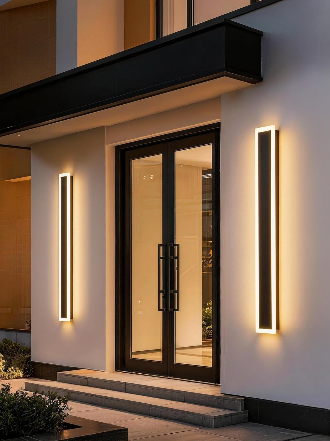 Luces pared exterior 31.5pulg IP65 impermeables paquete 2