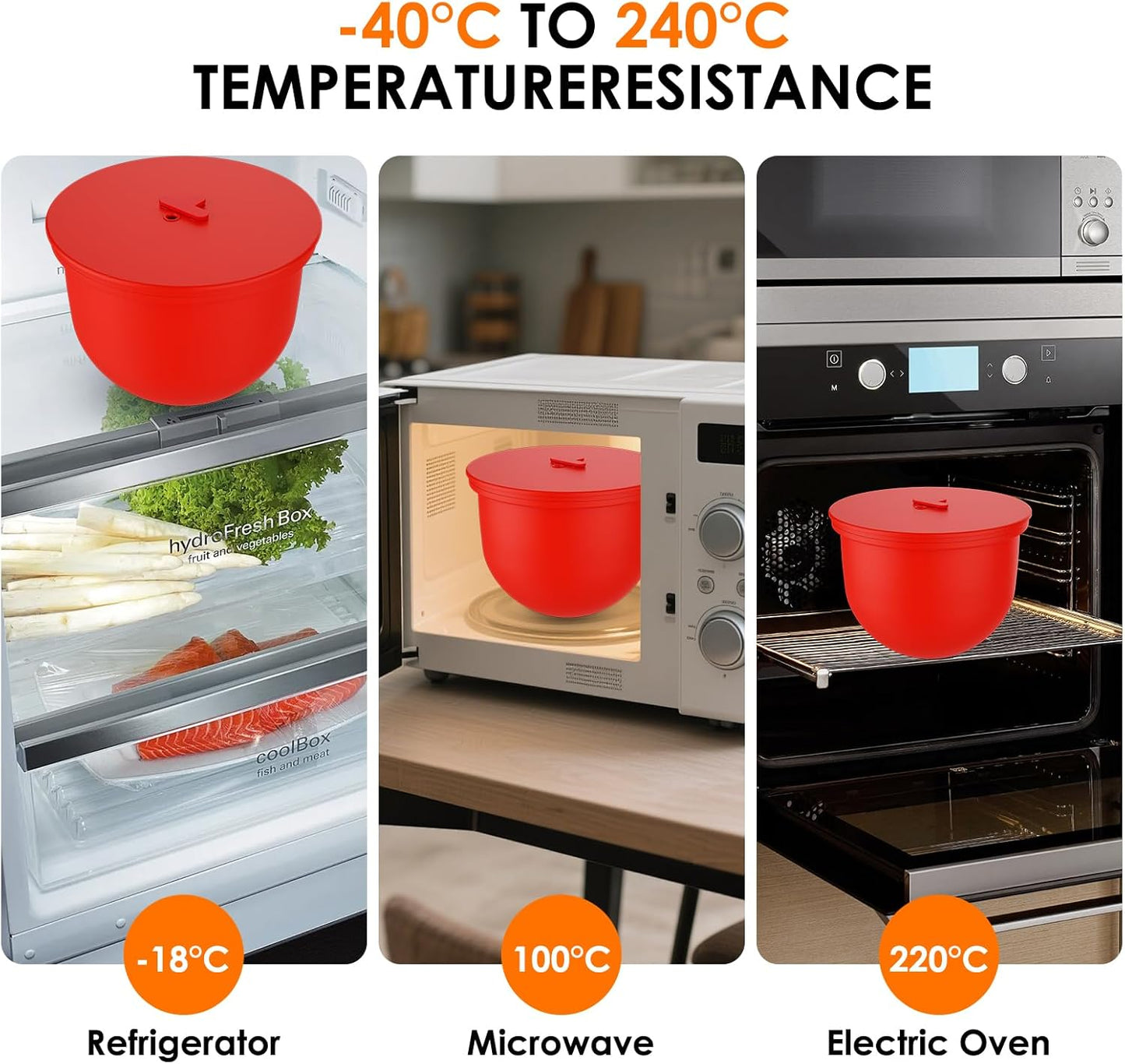 Forros de silicona KitchenAid con tapas para elevador de 6 cuartos