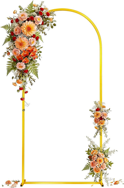 Soporte arco boda 8ft reforzado dorado para fiestas