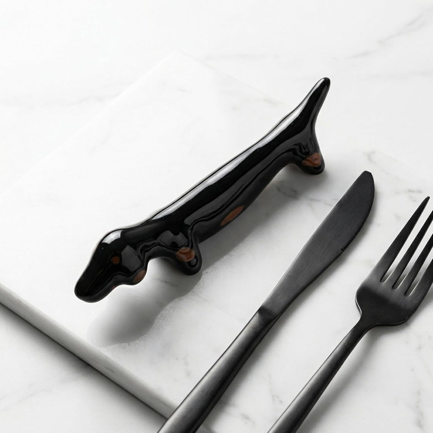 2 Soportes palillos mesa cuchara cuchillo tenedor decoración cocina