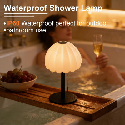 Lámpara ducha impermeable mesa recargable inalámbrica 16 colores