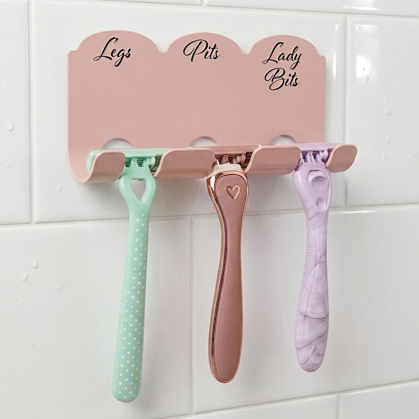 Soporte maquinilla afeitar mujer ducha sin oxidar