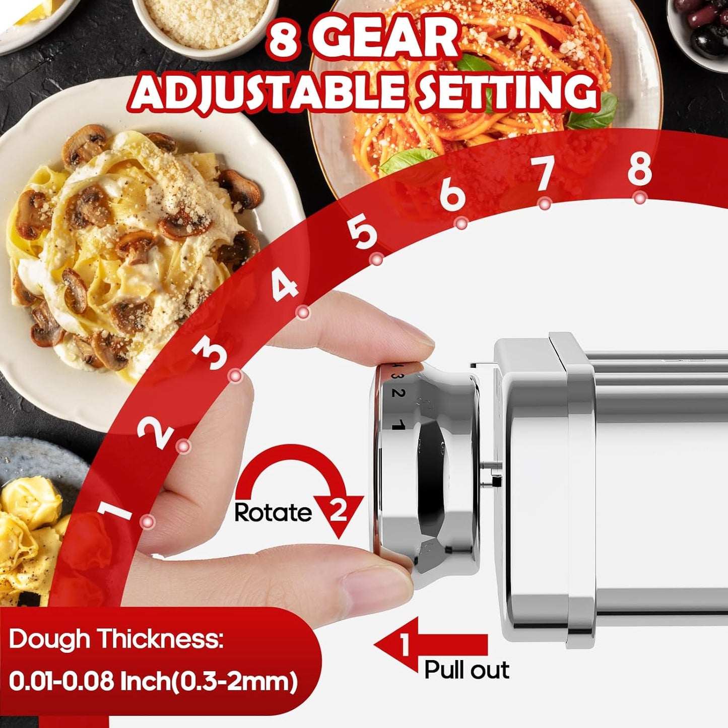 Accesorio de acero inoxidable para batidora KitchenAid