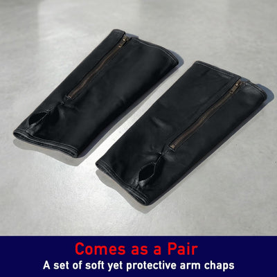 Funda cuero antirrayaduras brazo con cremallera