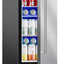 Refrigerador bebidas 15pulg acero inox 127latas