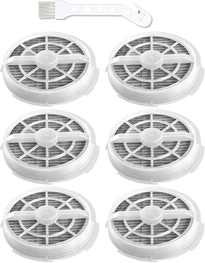 6 Filtros HEPA con Carbón para Purificador Frida Baby GL2103 SY900S