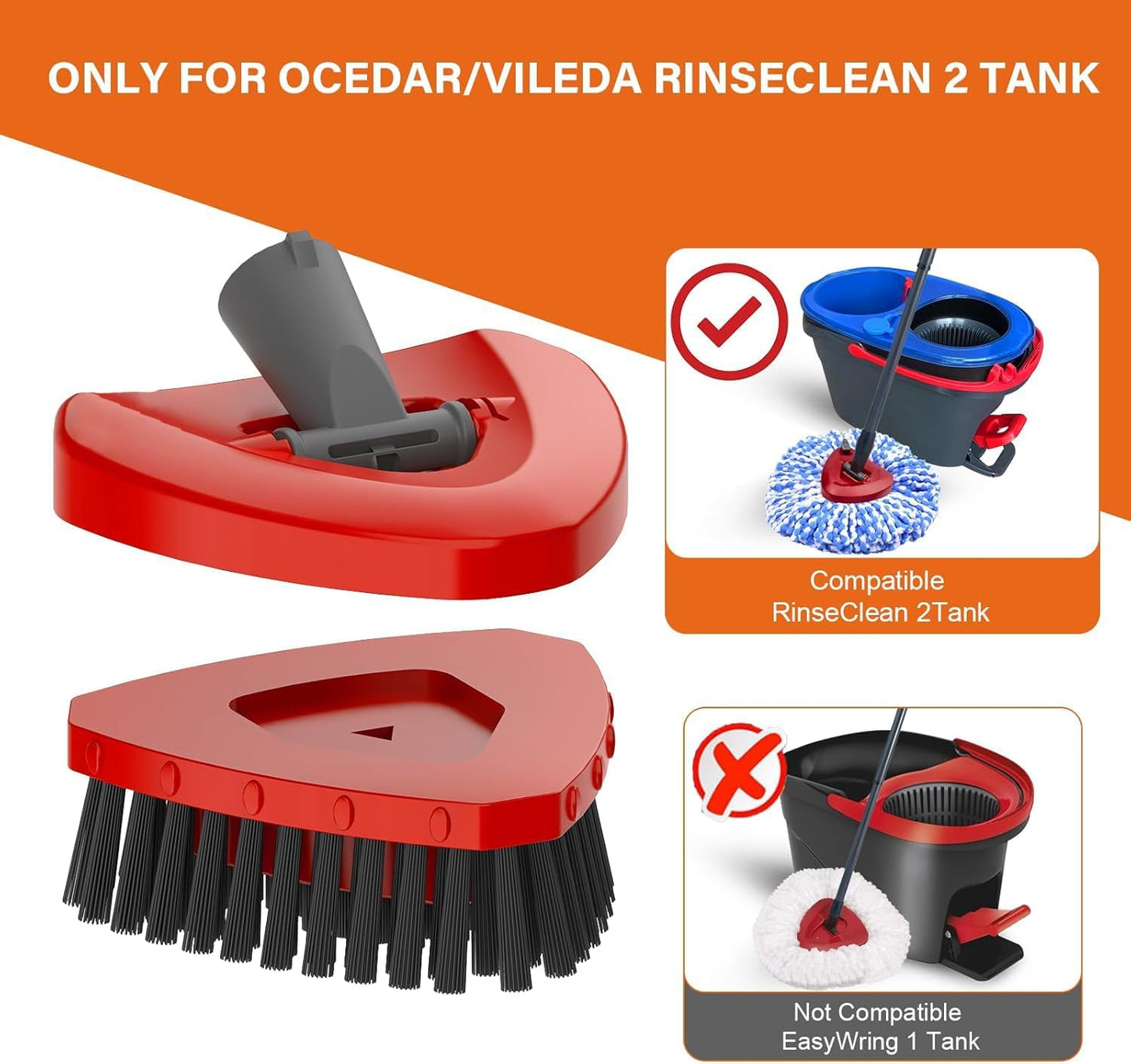 Trapeador giratorio repuesto para O Cedar 2 tanques RinseClean