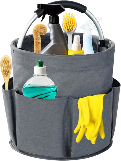 Organiz. limpieza plegable 17L con asa