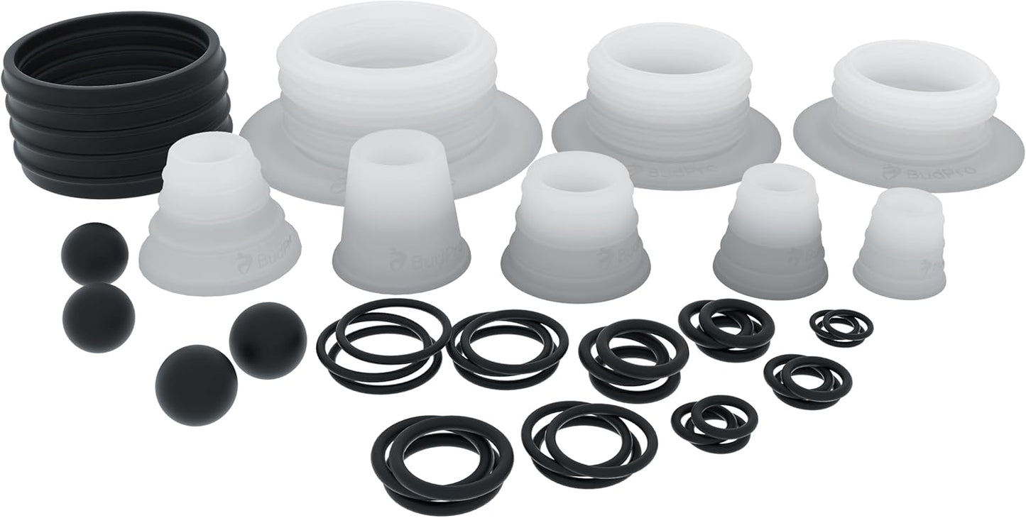 Set ojales silicona para cachimba grande