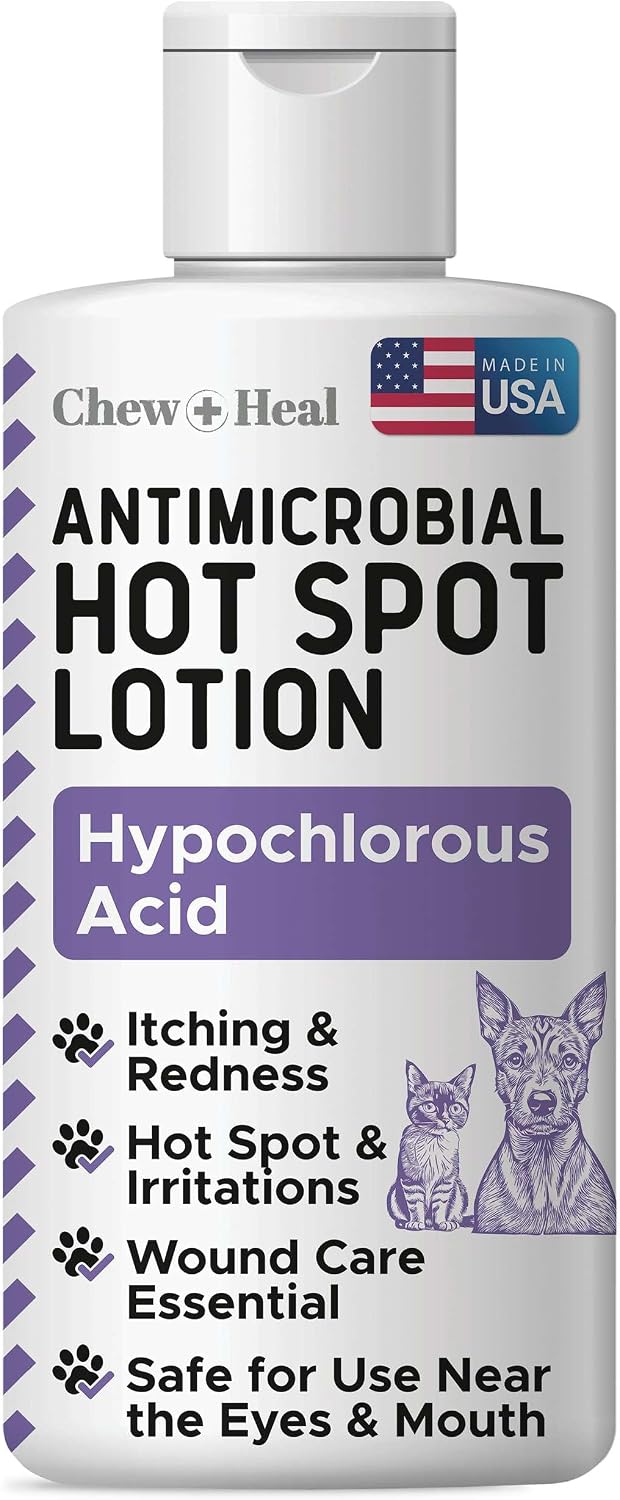 Loción ácido hipocloroso para perros heridas 2oz no tóxica