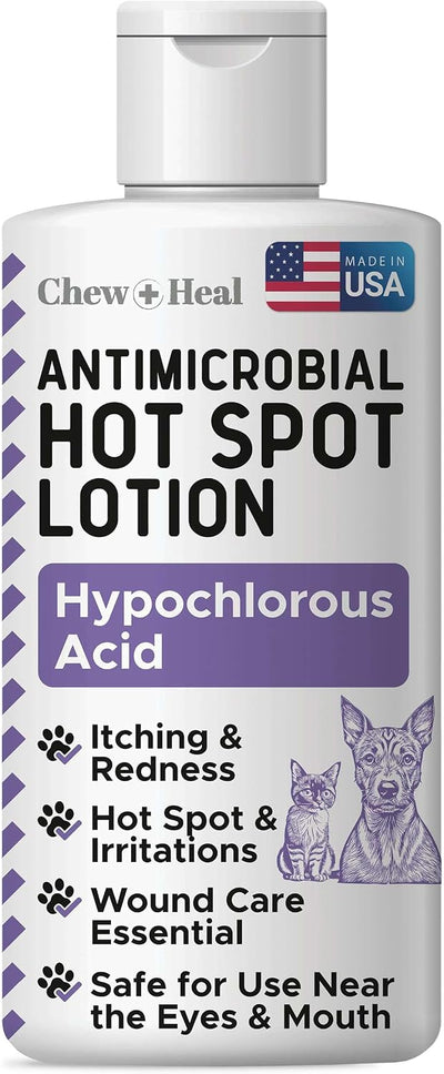 Loción ácido hipocloroso para perros heridas 2oz no tóxica