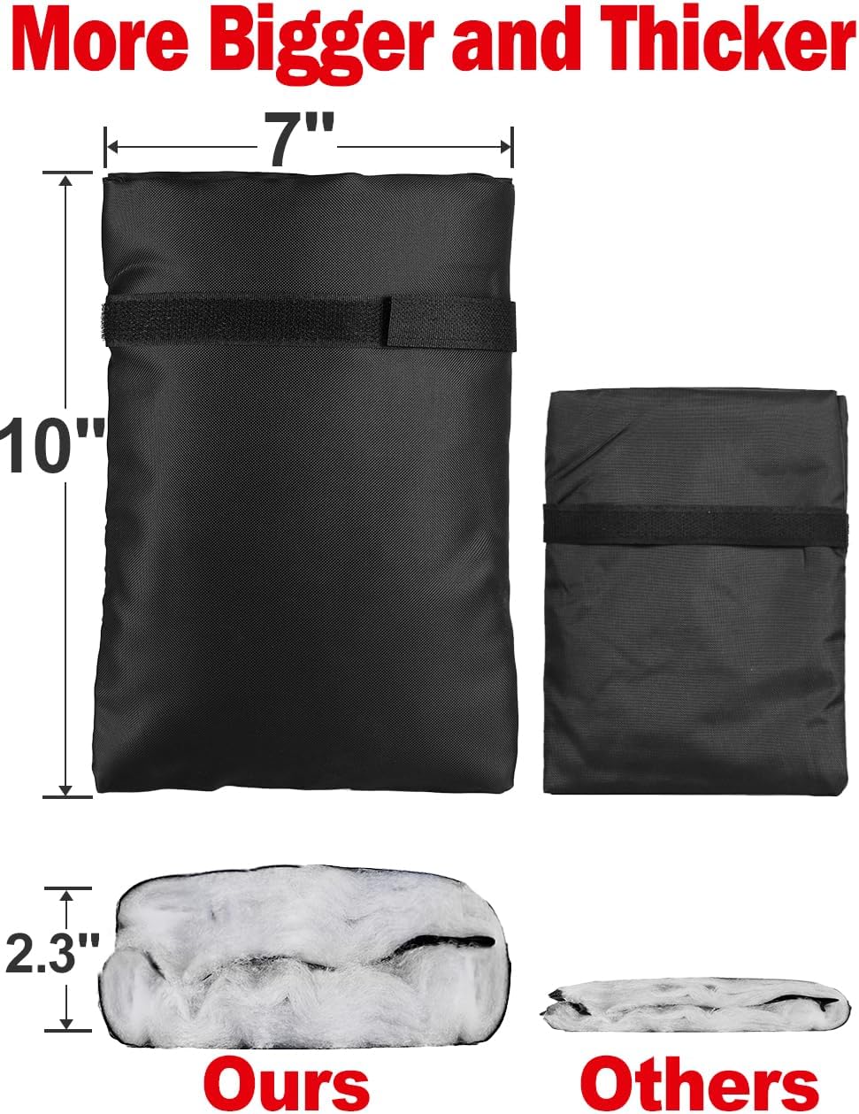 Fundas grifos exterior 10x7 cubierta negra proteccion congelacion