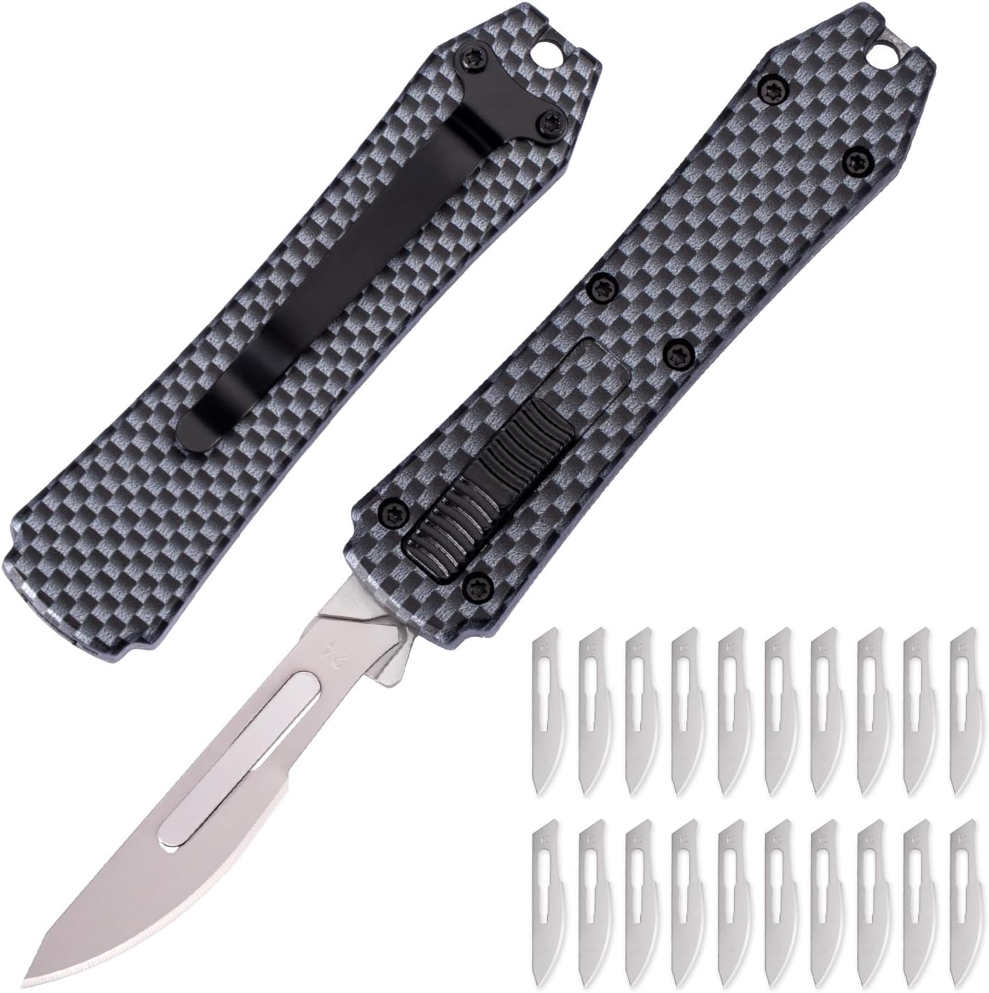 Cuchillo utilitario automático 5.5pulg 20 cuchillas ultraligero