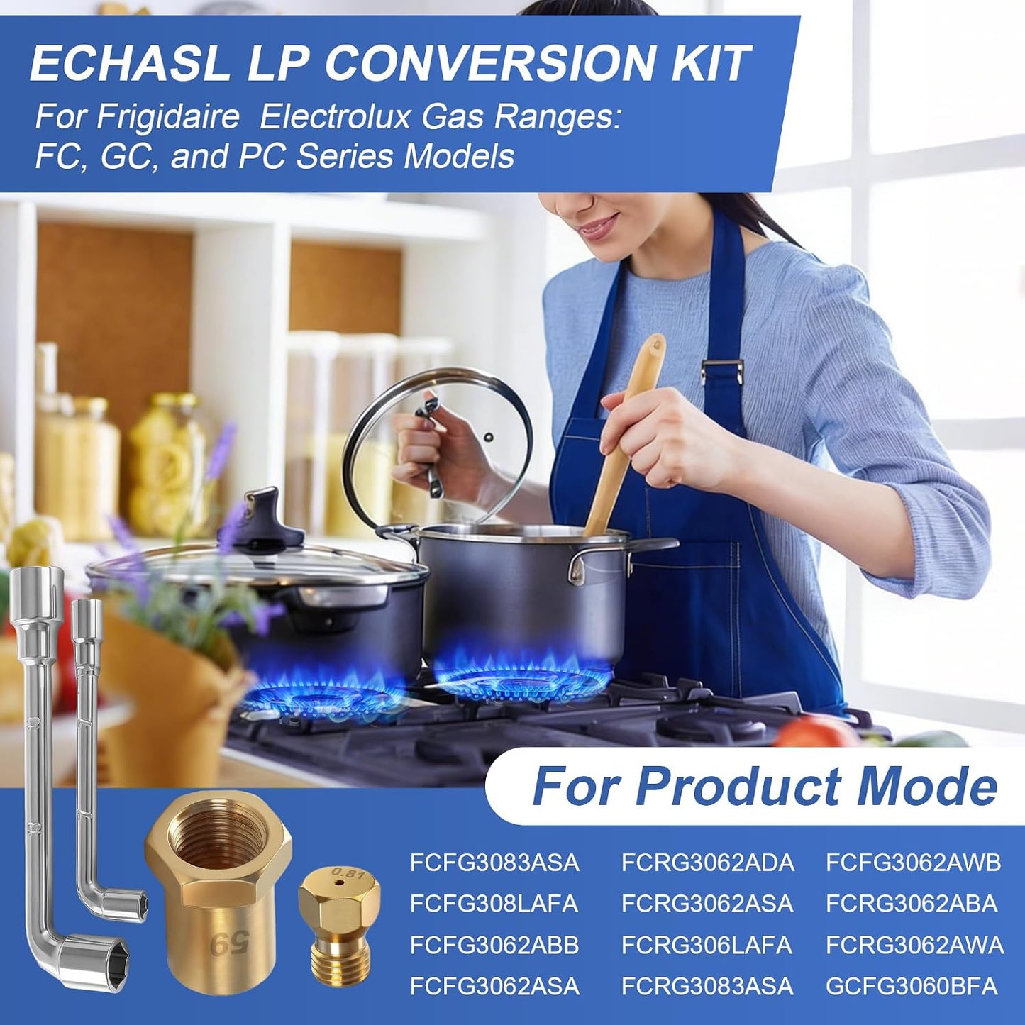 Kit conversión gas natural a propano comp Frigidaire